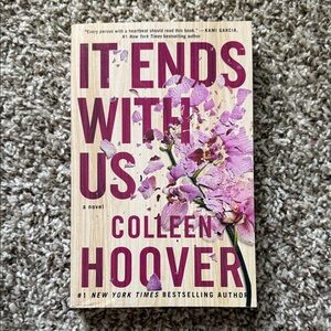 It Ends With Us Book - Pink Floral Cover